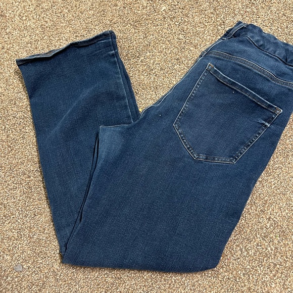 Express High Rise Blue Jeans - Picture 3 of 3